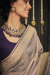 Designer Blouse With Silk Saree